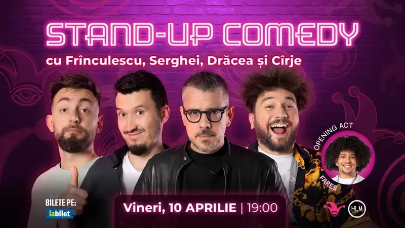 The Fool: Stand-up comedy cu Frînculescu, Drăcea, Cîrje și Serghei