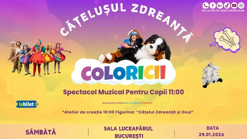 Jocurile Cățelușului Zdreanță – episodul 2 din seria Coloricii