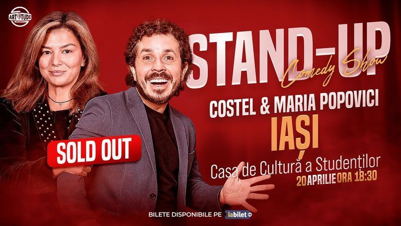 Iasi: Costel și Maria Popovici - Stand Up Comedy Show