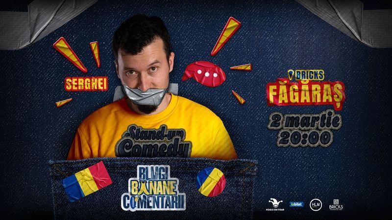 Făgăraș: Stand-Up politic cu SERGHEI - "Blugi, banane, comentarii"