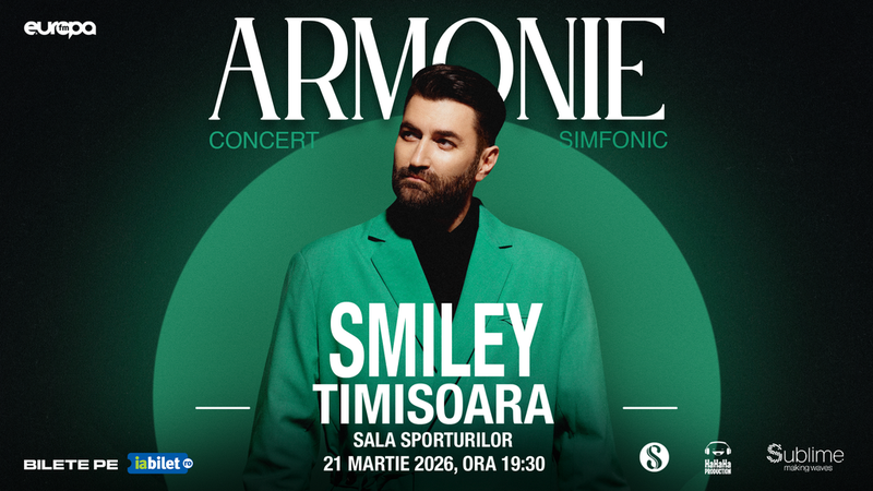 Timisoara: Smiley - Armonie - Concert Simfonic