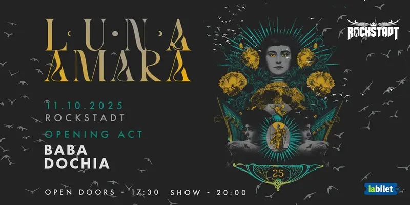 Brasov: Concert Luna Amara - 25 de ani - concert electric