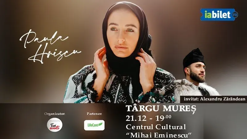 Targu Mures: Concert de colinde Paula Hriscu: M-o trimis mama la capre!