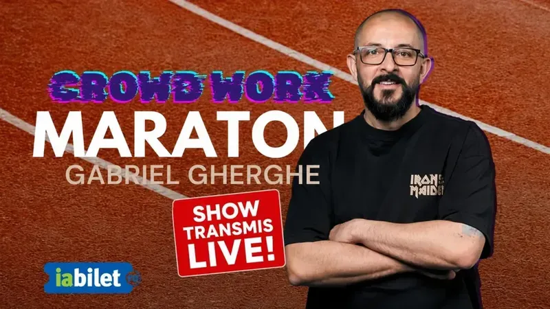 Maraton Caritabil de Crowd Work cu Gabriel Gherghe - Transmis Live