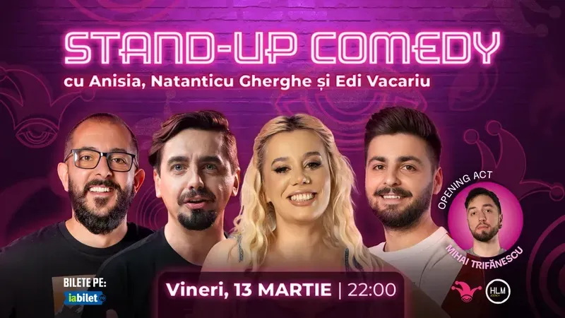 The Fool: Stand-up comedy cu Natanticu, Anisia, Gherghe și Edi Vacariu