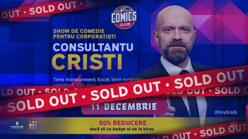 Consultantu Cristi - Show De Comedie pentru Corporatiști la ComicsClub!