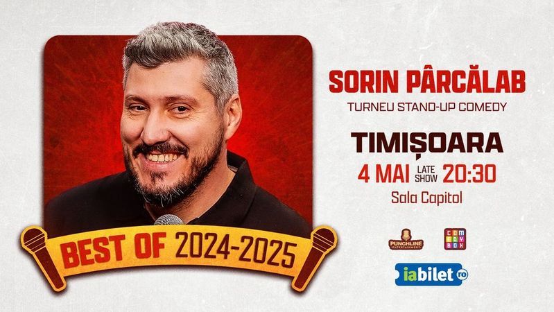 Timisoara: Stand-Up Comedy Best Of 2024 & 2025 cu Sorin Pârcălab - Late Show