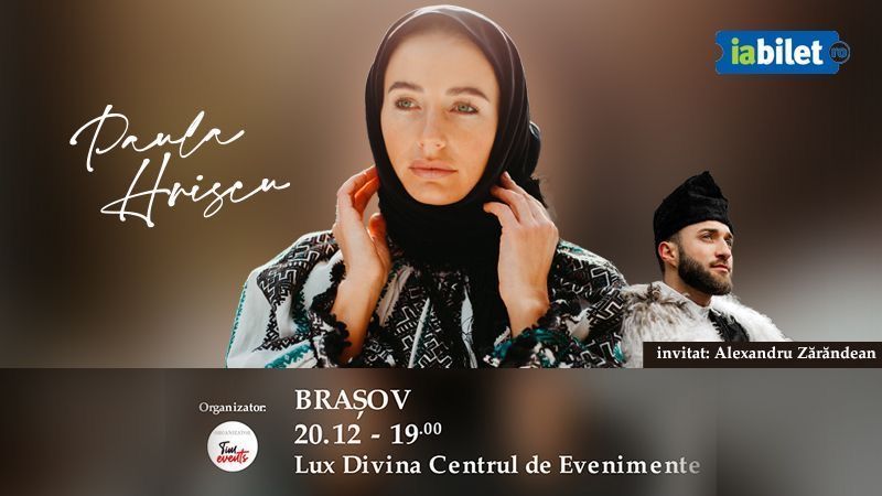 Brasov: Concert de colinde Paula Hriscu: M-o trimis mama la capre!