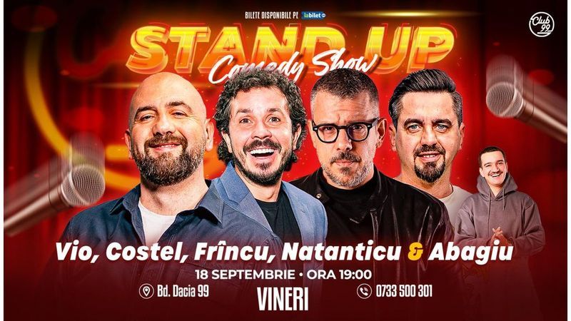 Stand-up Comedy cu Vio, Costel, Frîncu, Natanticu & Abagiu la Club 99 | Show 1