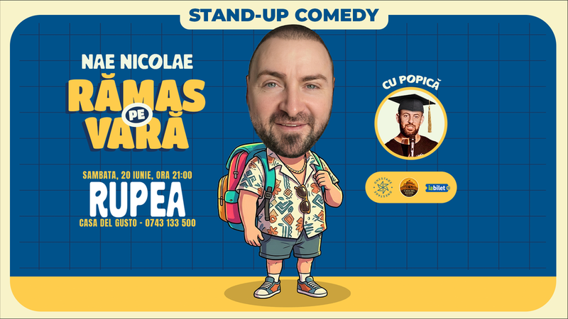 Rupea: Ramas pe vara – stand-up cu Nae Nicolae si Popica