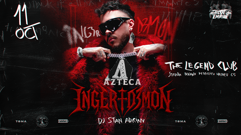 Cluj-Napoca: Blue Empire X Azteca | Lansarea albumului iNGER & D3MON