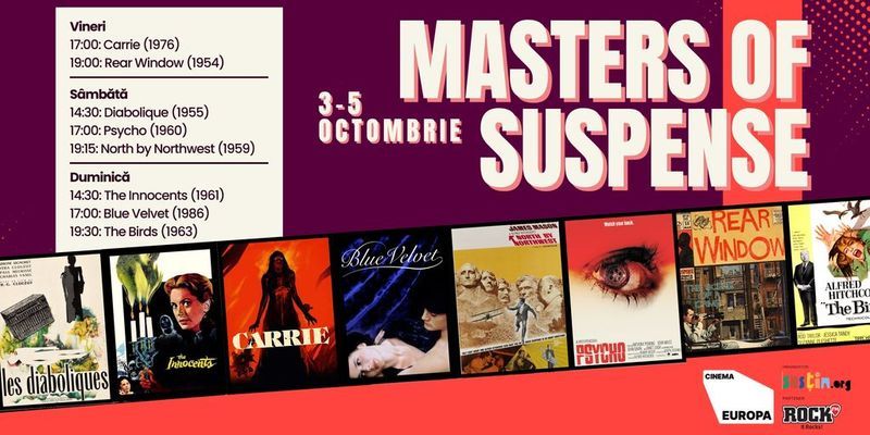 Masters of suspense weekend - Oglinzi sparte, uși încuiate și frici care respiră