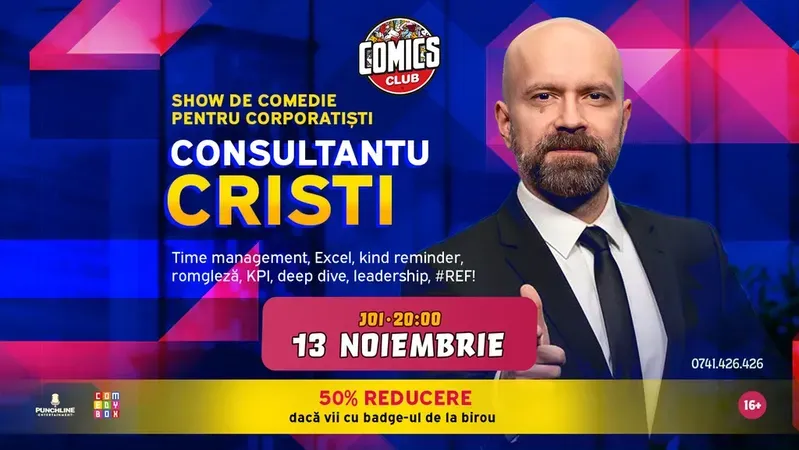 Consultantu Cristi - Show De Comedie pentru Corporatiști la ComicsClub!