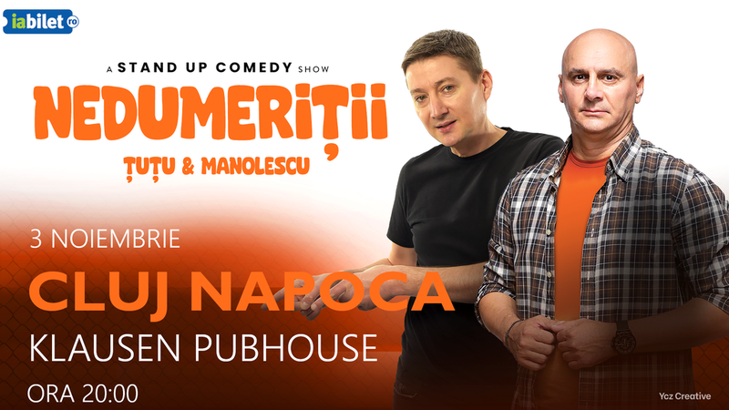Cluj-Napoca: Stand-up Comedy - Dan Tutu si Cristi Manolescu