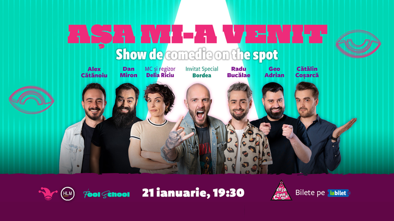 The Fool: Așa mi-a venit! | Show de comedie on the spot
