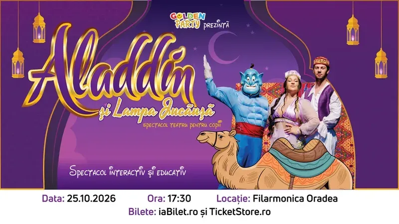 Oradea: Aladin și lampa jucăușă