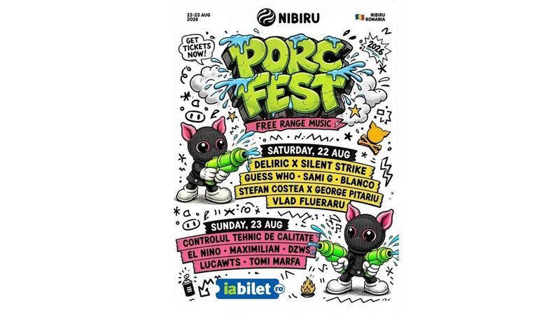 Nibiru: Porc Fest feat. Deliric X Silent Strike, CTC, Guess Who, Blanco