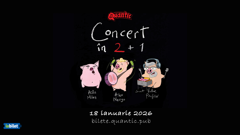 Concert în 2 + 1 cu Ada Milea si Alex Neagu, sunet Victor Panfilov