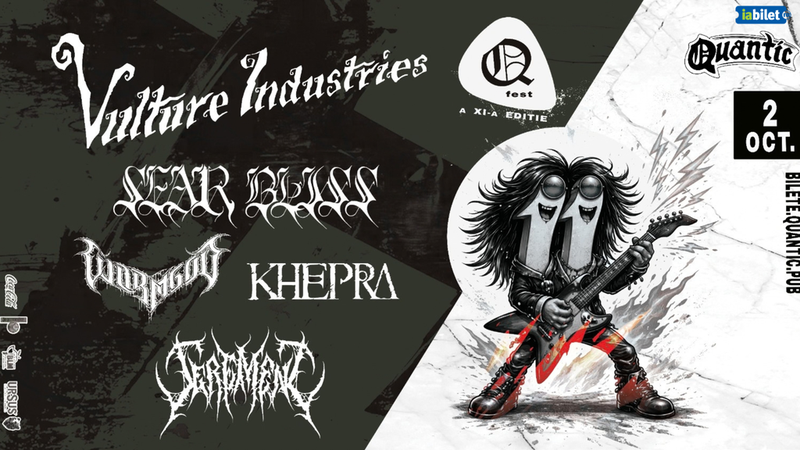 QFest – Ziua V – Vulture Industries | Sear Bliss | Wormgod | Khepra | Serement