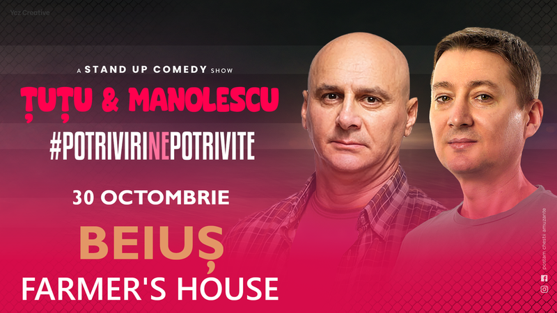 Beiuș: Stand-up Comedy - Dan Tutu & Cristi Manolescu