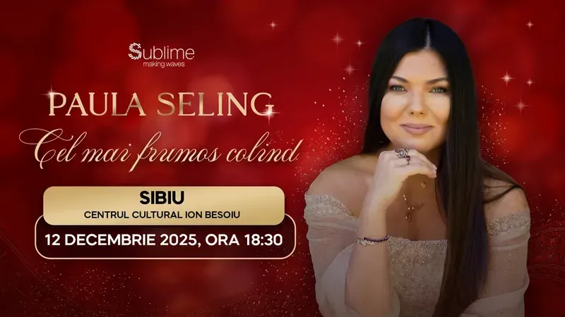 Sibiu: Paula Seling - “Cel mai frumos colind” - 18:30