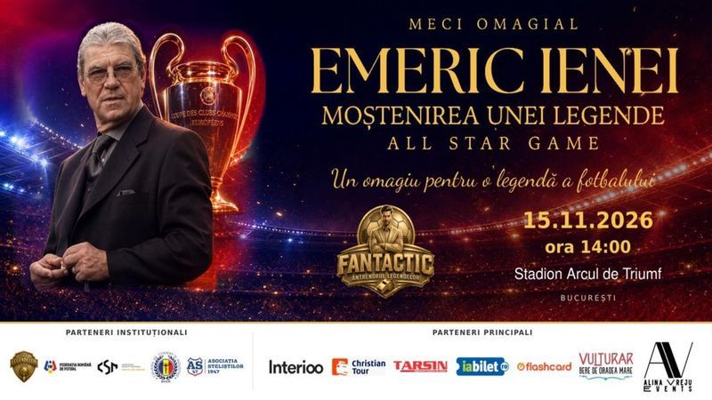 Emeric Ienei: Moștenirea unei Legende • Eveniment Caritabil