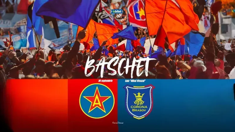 Baschet: CSA Steaua București – Corona Brașov