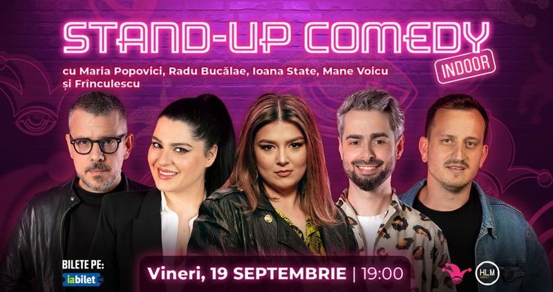 The Fool: Stand-up comedy cu Maria Popovici, Radu Bucălae, Ioana State, Mane Voicu și Frînculescu