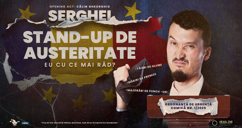 Florești: Stand-up de austeritate cu SERGHEI - "Eu cu ce mai râd?"