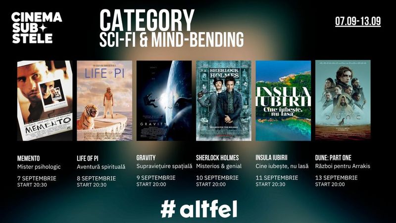 Cinema sub stele: Sci-Fi & Mind-Bending Week
