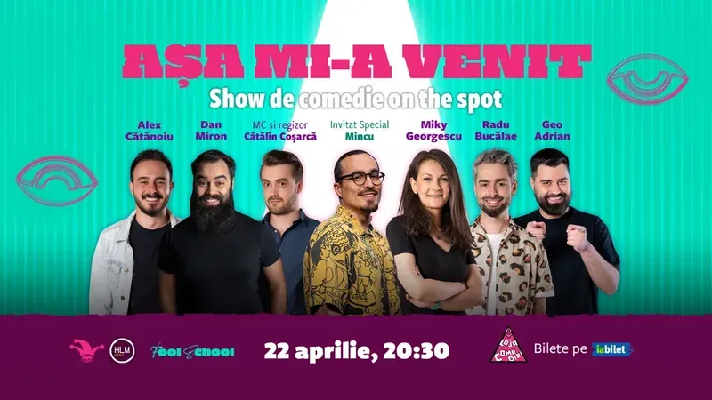 The Fool: Așa mi-a venit! | Show de comedie on the spot
