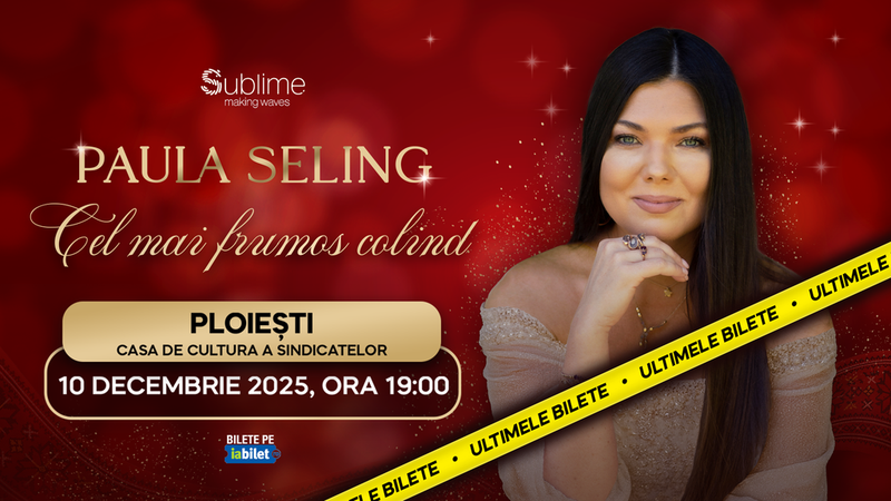 Ploiesti: Paula Seling - “Cel mai frumos colind”