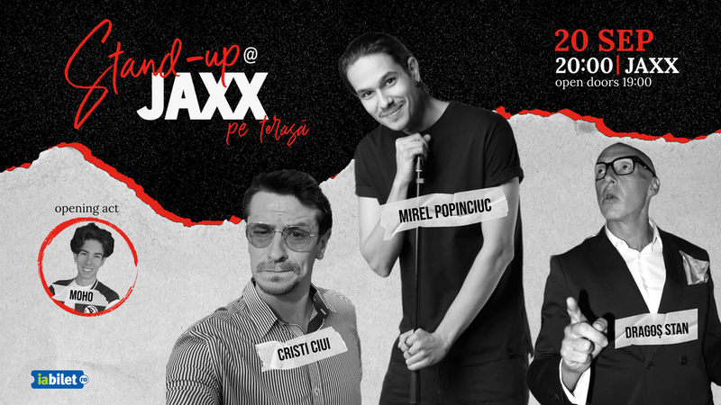 Cluj-Napoca: Show Stand-Up Comedy- Jaxx (Show pe terasă)