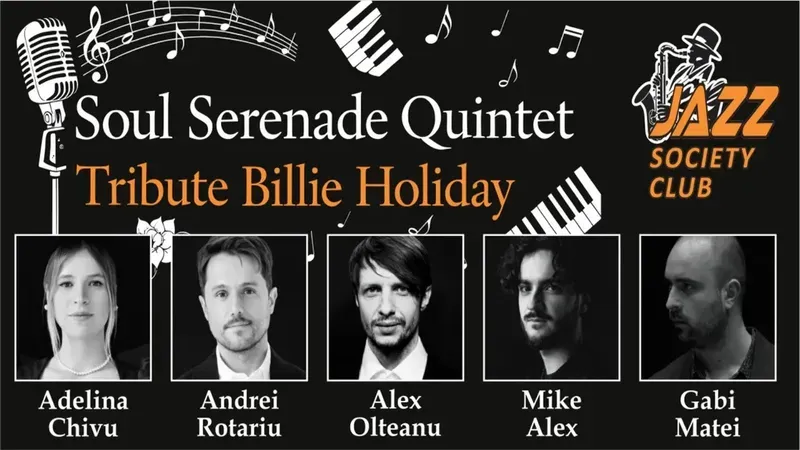 Galați: Soul Serenade Quintet - "Tribute Billie Holiday "