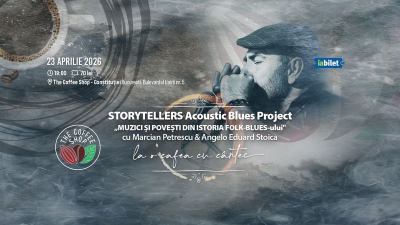 The Coffee Shop Music - Storytellers Acoustic Blues Duo: Muzici si povesti din istoria folk-blues-ului