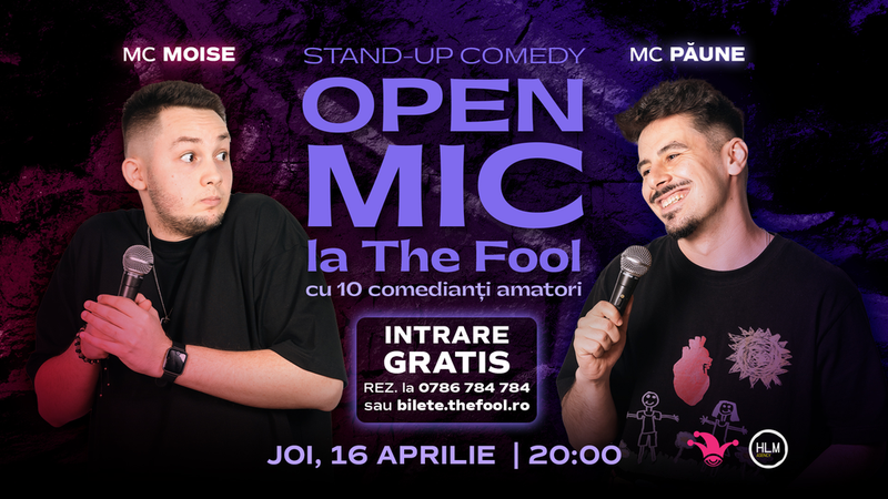 The Fool: Open Mic: MCs Moise & Păune