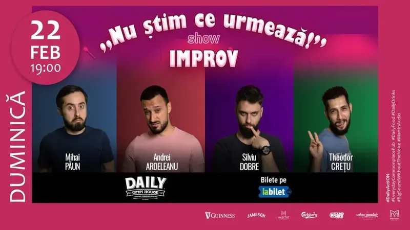 Galati: Improv-Show – Nu știm ce urmează!