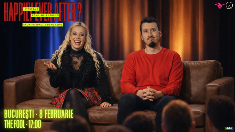 The Fool: Happily Ever After? Întreabă-i pe Anisia & Serghei: Spectacol de comedie interactiv cu publicul
