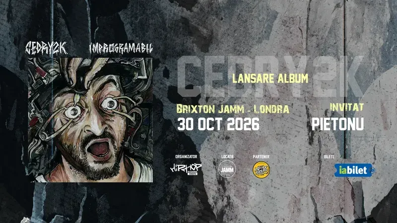Londra: Cedry2k - Lansare album ”Improgramabil” ~ Invitat Pietonu