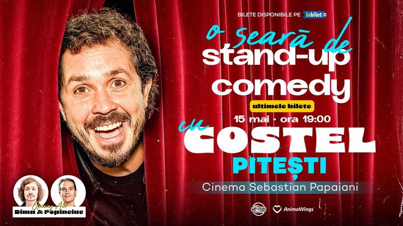 Pitesti: O seara de stand up comedy cu Costel