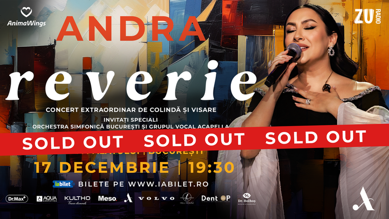 Încă O Zi la București! Concert ANDRA: Reverie - Turneu Național de Colindă și Visare
