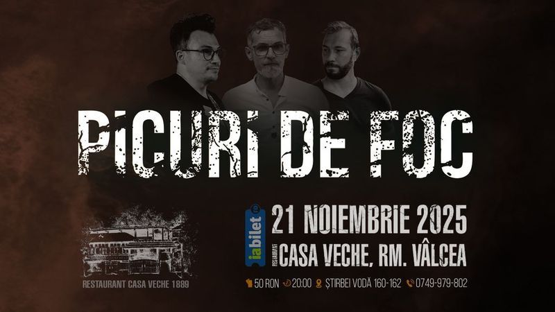 Râmnicu Vâlcea: Concert PICURI DE FOC