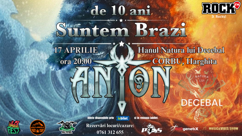 Corbu: ANTON - de 10 ani Suntem Brazi - Turneu Aniversar