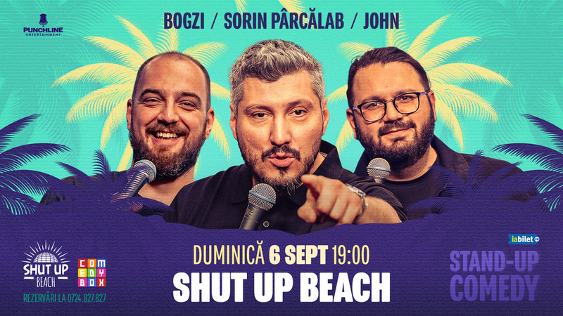 Constanța: Stand-up comedy cu Sorin Pâcrălab, Bogzi și John