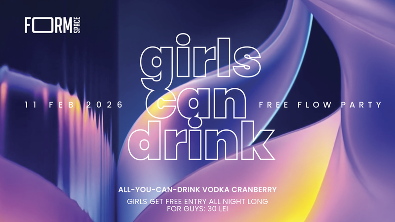 Girls Can Drink: Free Flow Party at FORM Space