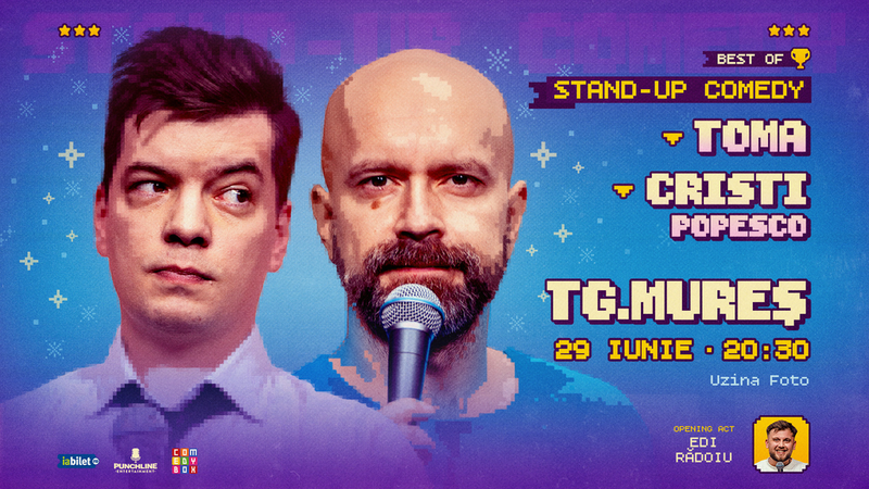 Târgu Mureș: Stand-up comedy - Best of Toma & Popesco