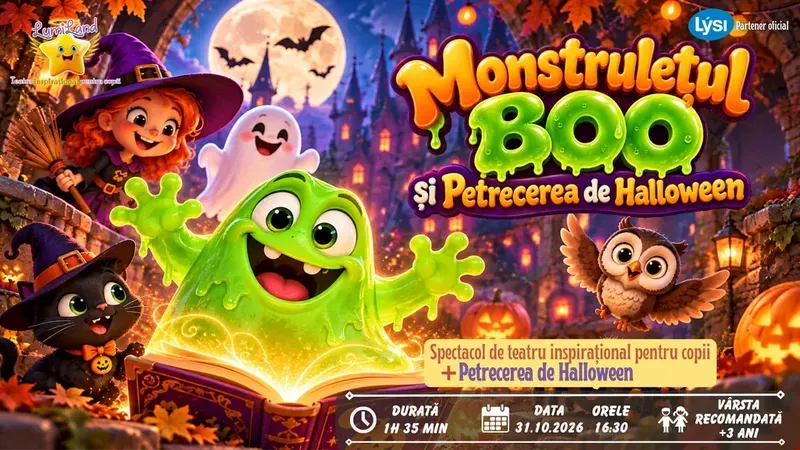 Monstruletul Boo și Petrecerea de Halloween