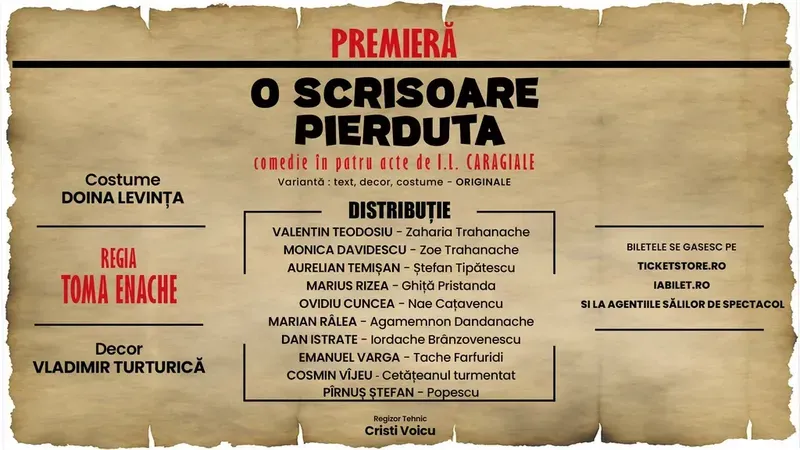 Arad: O scrisoare pierduta