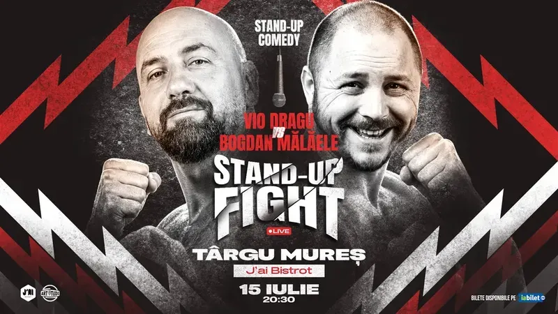 Târgu Mureș: Stand-Up Fight cu Vio și Mălăele | Stand Up Comedy Show