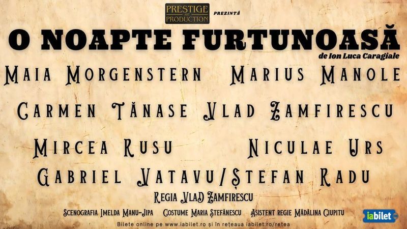 O noapte furtunoasa